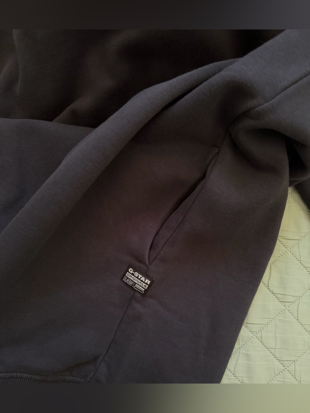 G-Star Hooded Sweat Dress Loose  “shadow”  NWT pockets Hood Streetwear Beach - Picture 15 of 15